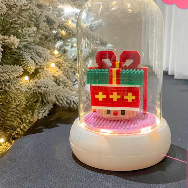 Christmas Series Small Particle Building Blocks Toys Fun Puzzle