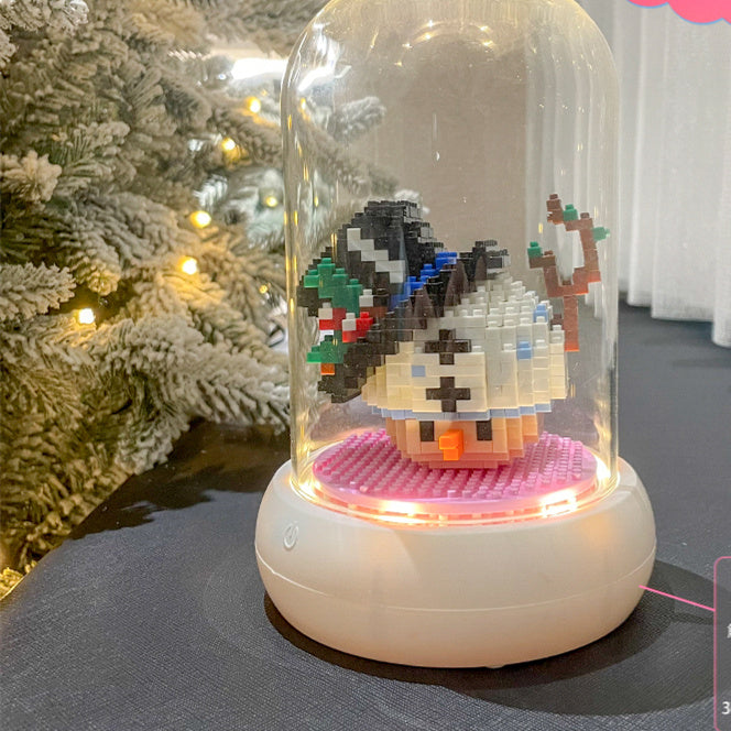 Christmas Series Small Particle Building Blocks Toys Fun Puzzle