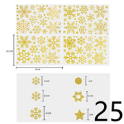 Electrostatic Christmas Glass Stickers Festive Window Decoration