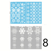 Electrostatic Christmas Glass Stickers Festive Window Decoration