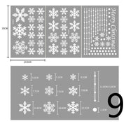 Electrostatic Christmas Glass Stickers Festive Window Decoration