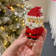 Christmas Series Small Particle Building Blocks Toys Fun Puzzle