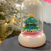 Christmas Series Small Particle Building Blocks Toys Fun Puzzle