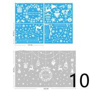 Electrostatic Christmas Glass Stickers Festive Window Decoration