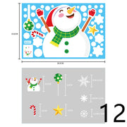 Electrostatic Christmas Glass Stickers Festive Window Decoration