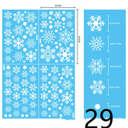 Electrostatic Christmas Glass Stickers Festive Window Decoration