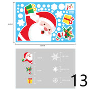 Electrostatic Christmas Glass Stickers Festive Window Decoration
