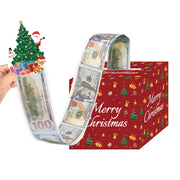 Red Christmas Money Box Holiday Party Decoration Gift Accessory