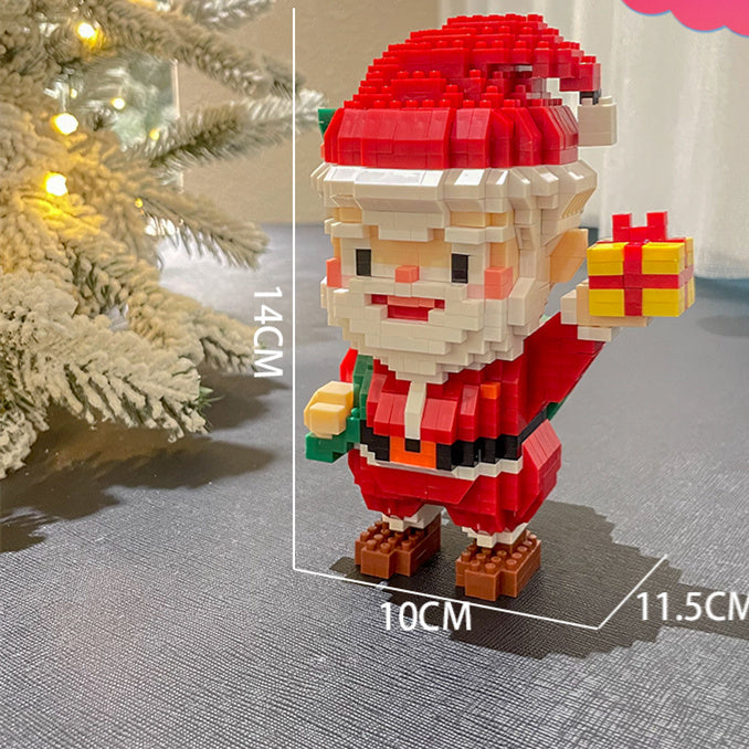 Christmas Series Small Particle Building Blocks Toys Fun Puzzle