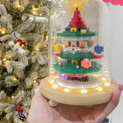 Christmas Series Small Particle Building Blocks Toys Fun Puzzle