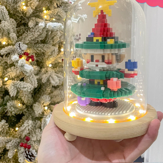 Christmas Series Small Particle Building Blocks Toys Fun Puzzle