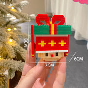 Christmas Series Small Particle Building Blocks Toys Fun Puzzle