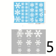 Electrostatic Christmas Glass Stickers Festive Window Decoration