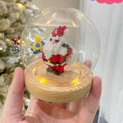 Christmas Series Small Particle Building Blocks Toys Fun Puzzle