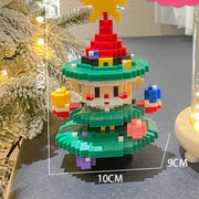 Christmas Series Small Particle Building Blocks Toys Fun Puzzle