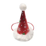 Festive Christmas Pet Hat Set Holiday Celebration Accessory