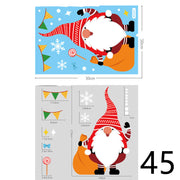 Electrostatic Christmas Glass Stickers Festive Window Decoration