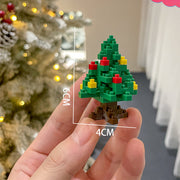 Christmas Series Small Particle Building Blocks Toys Fun Puzzle